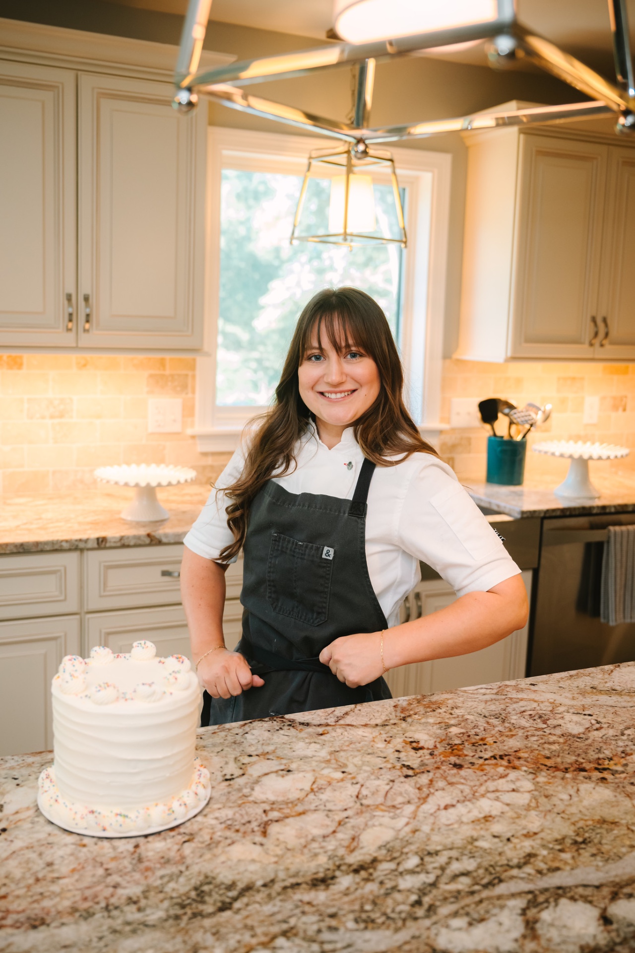 Portrait of Alexandra Kowaleski, custom cake baker in Charleston